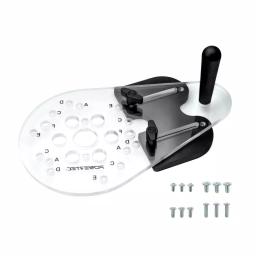 POWERTEC Universal Router Plate with Reversible Fence Kit for Edge Routing and Template Work thumbnail 1