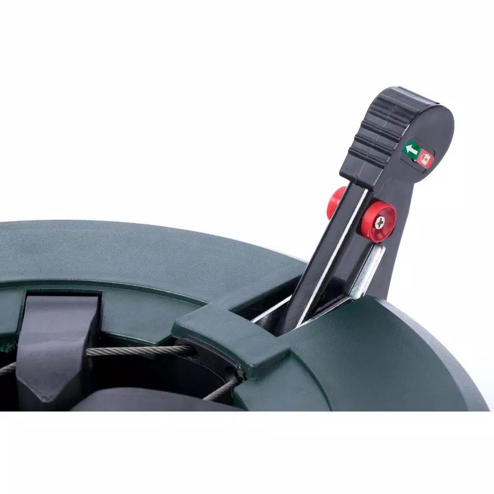 Unbranded Automatic Green Plastic Foot Pedal Christmas Tree Stand with Water Level Indicator