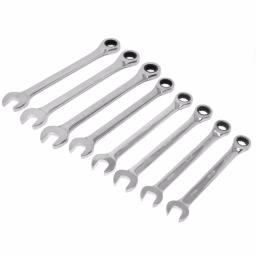 WEN 16-Piece Metric Ratcheting Combination Wrench Set with Storage Pouch thumbnail 3