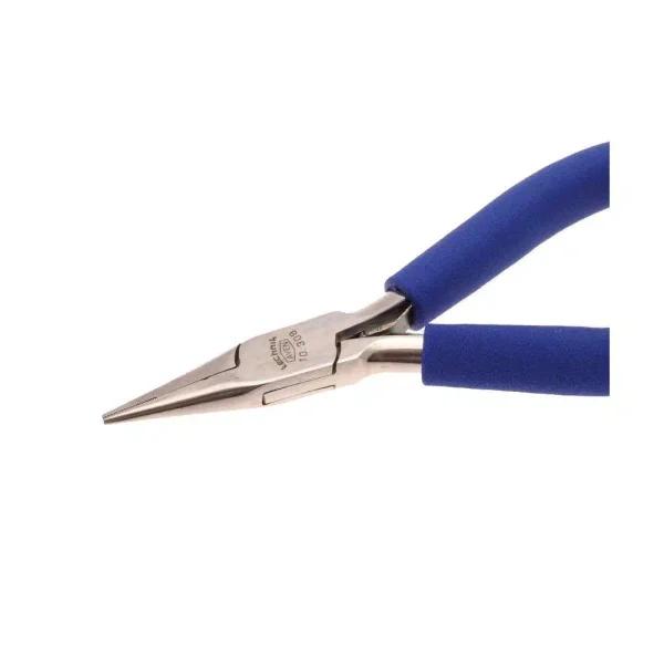 Aven 5 in. Chain Nose Pliers with Serrated Jaws, 400 Series Stainless Steel, ESD Safe