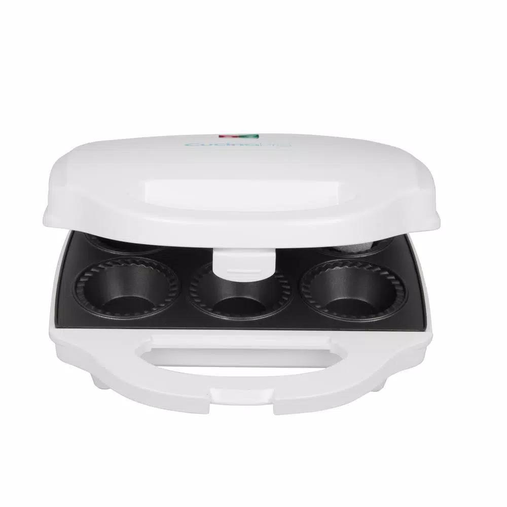 CucinaPro 980W Mini Pie and Quiche Baker, Non-Stick Electric Dessert Specialty Appliance, White