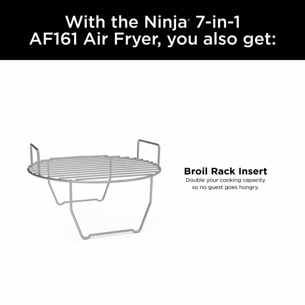 Ninja Air Fryer Max XL 5.5 Qt. Grey, MaxCrisp Technology