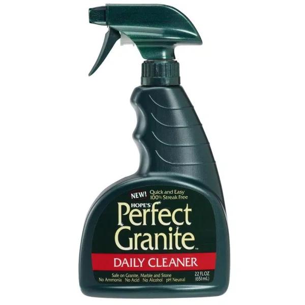 Hope's Perfect Granite Daily Cleaner, 22 oz. Streak-Free Stone & Marble Surface Spray