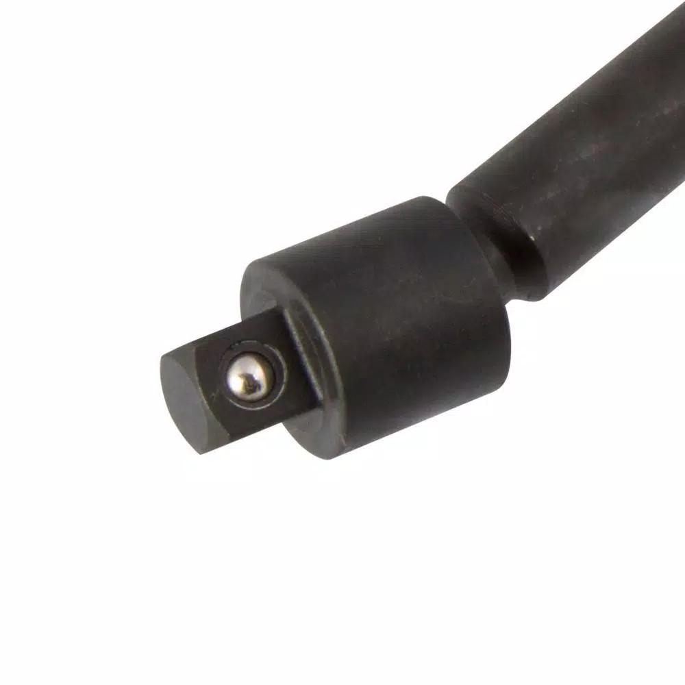 STEELMAN PRO 79991 1/2 in. Drive to 3/8 in. Pinless Swivel Impact Extension Bar, 9 in.