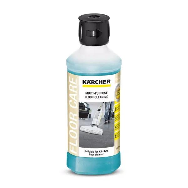 Karcher Multi-Purpose Floor Cleaner, Concentrated Lemon Liquid for Hard Floors