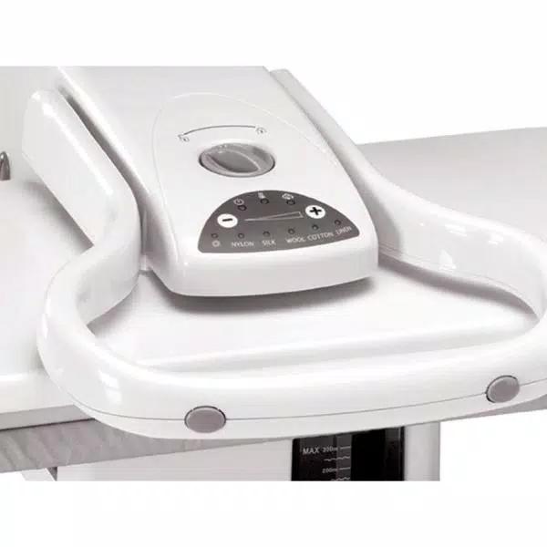 Singer Modern White Steam Press with Die-Cast Aluminum Base and Auto Shut-Off