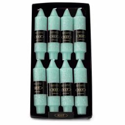 ROOT CANDLES A.I. Root 5 in. Timberline Collenette Sky Blue Taper Dinner Candles, Box of 8 thumbnail 1