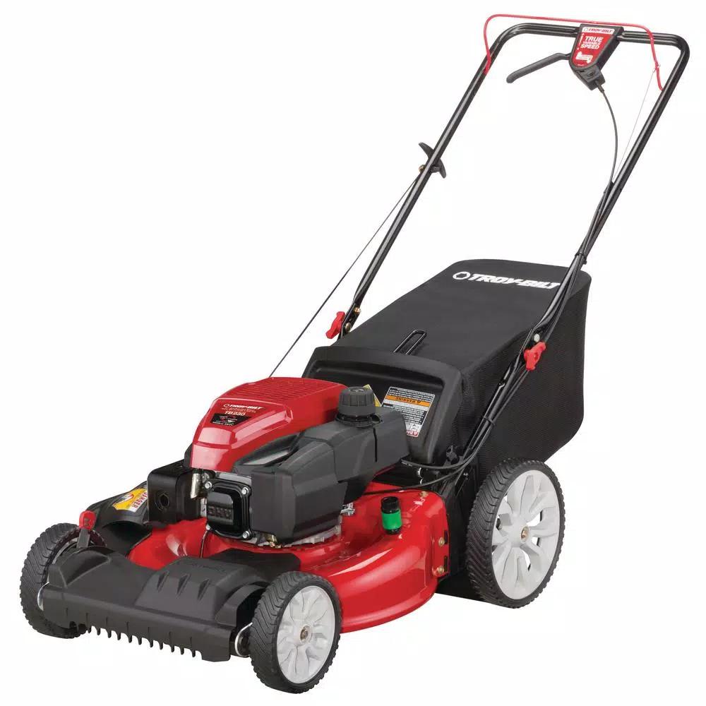 Troy-Bilt 21 in. 159 cc Gas Self-Propelled Walk Behind Lawn Mower with TriAction Cutting System