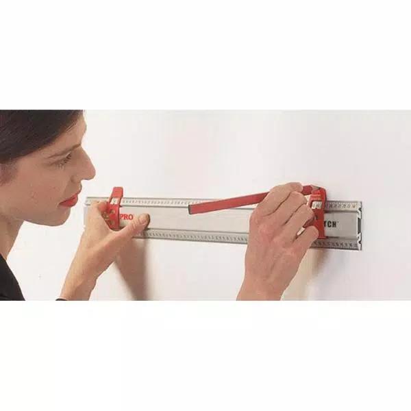 Kapro 36 in. Set and Match Ruler with Sliding Vials and Cutting Guide