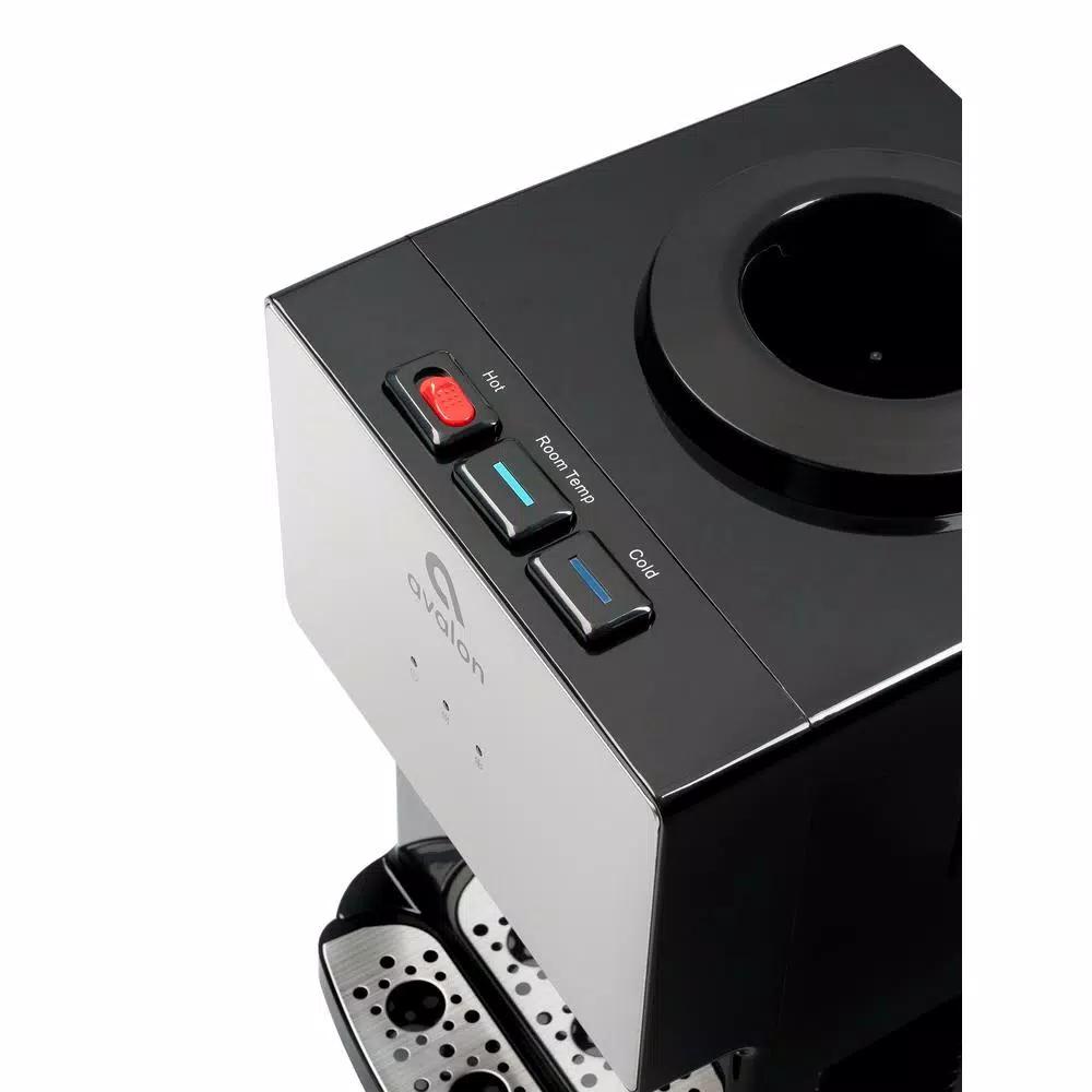 Avalon 3-Temperature Top Loading Water Cooler Dispenser, Stainless Steel