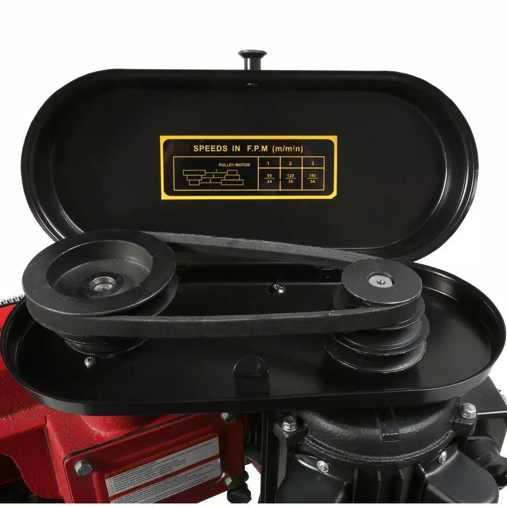 General International 4.5 in. Metal Cutting Band Saw with Heavy Duty Steel Stand