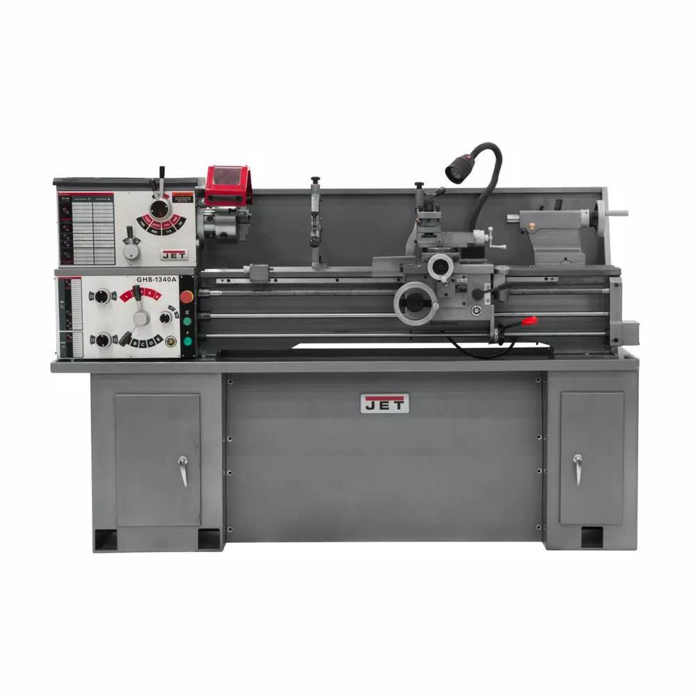 Jet GHB-1340A 13 in. x 40 in. Geared Head Metalworking Bench Lathe, 2 HP, 230V