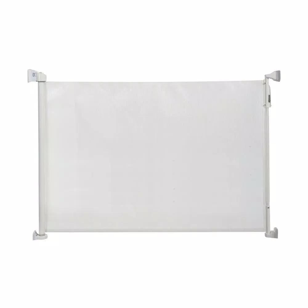 KidCo Safeway Retractable Wall Mounted Baby Gate, 33.5 in. H, White