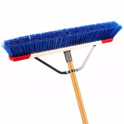 Harper 24 in. Outdoor Wet/Dry Push Broom with 60 in. Hardwood Handle thumbnail 6