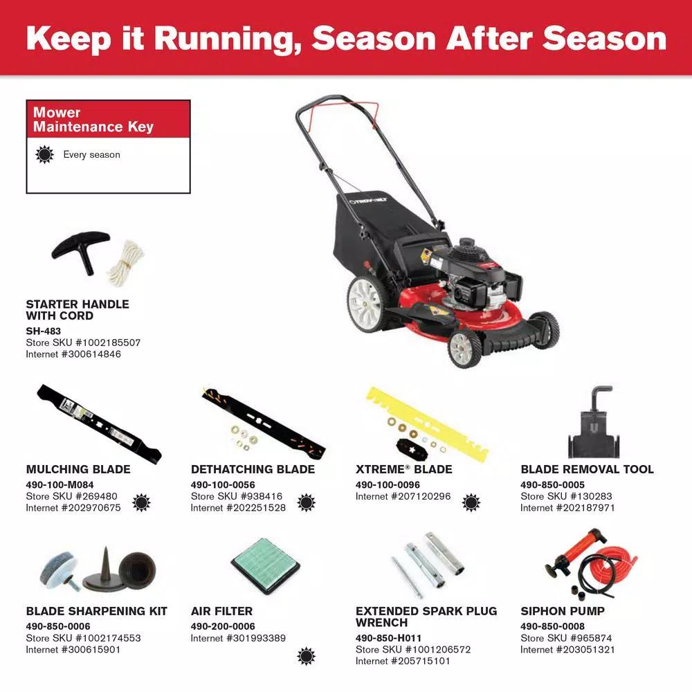 Troy-Bilt 21 in. Gas Push Mower with 160cc Honda Engine and TriAction Cutting System