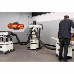 Shop Fox 2 HP Portable Cyclone Dust Collector, 1023 CFM, 220V thumbnail 2