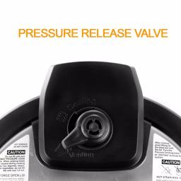 Megachef 6 Qt. Stainless Steel Digital Electric Pressure Cooker with 14 Programmable Settings thumbnail 6