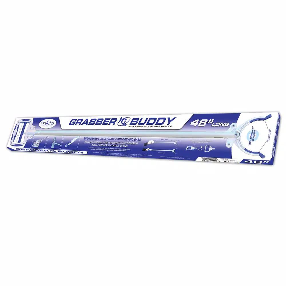 Grabber Buddy 48 in. Reacher Pick Up Tool with Ergonomic Angle-Adjustable Handle