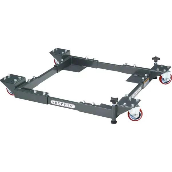 Shop Fox Heavy-Duty Adjustable Mobile Base for Power Tools, 700 lb Capacity
