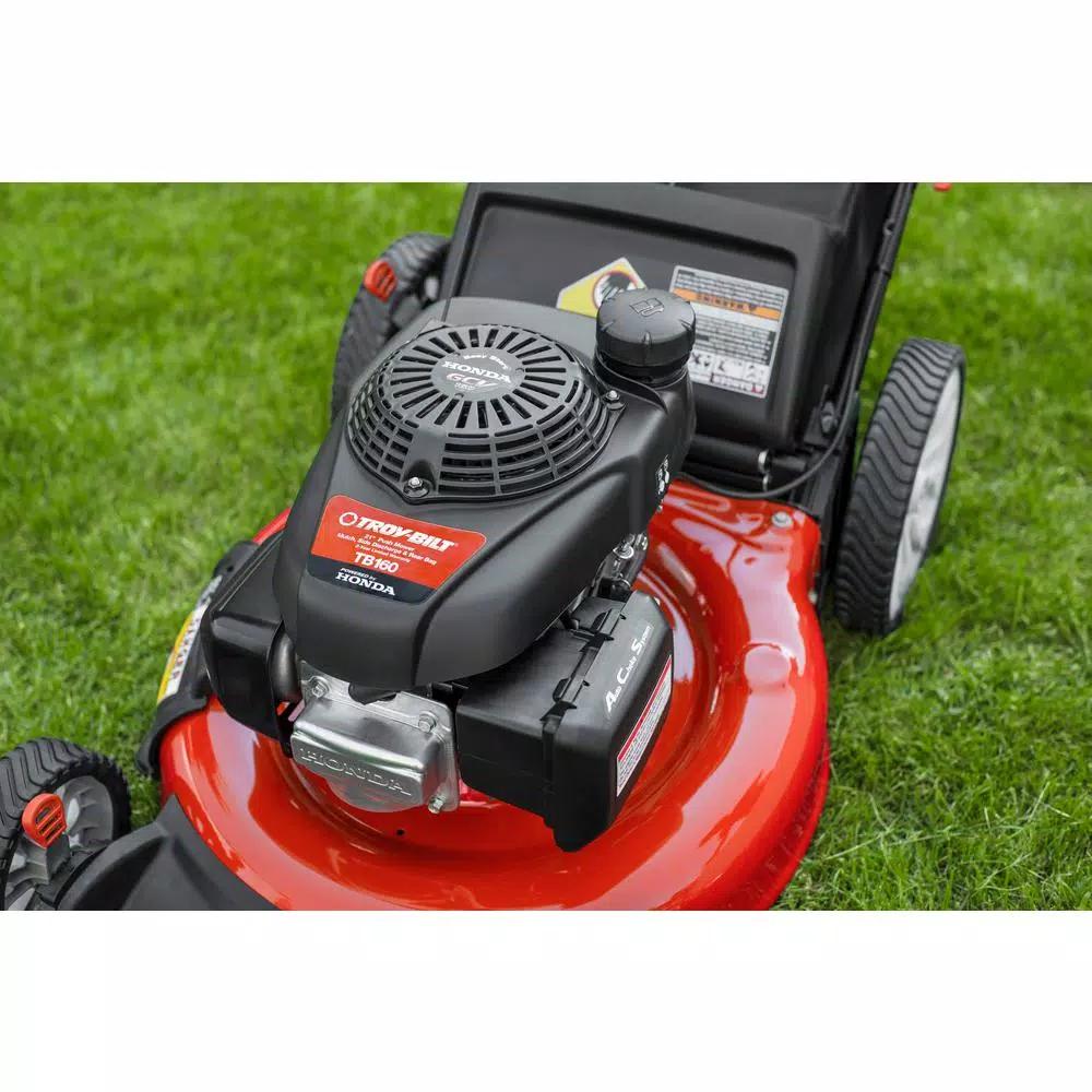 Troy-Bilt 21 in. Gas Push Mower with 160cc Honda Engine and TriAction Cutting System