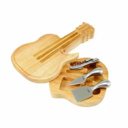 Legacy Picnic Time Guitar Cheese Board and Tool Set with Bamboo Inlays thumbnail 5