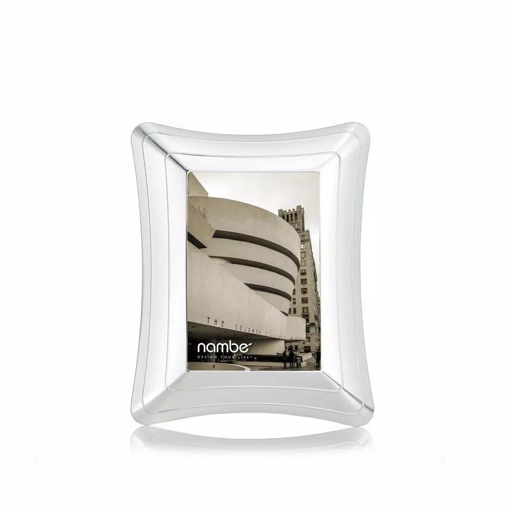 Nambe Portal Metal Picture Frame, 8 x 10, Silver Contemporary Tabletop Frame