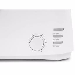 Elite Cuisine 4-Slice White Long Slot Toaster with Cool-Touch Exterior thumbnail 5