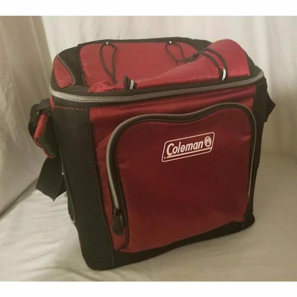 Coleman 16-Can Red Soft-Sided Cooler with Removable Liner
