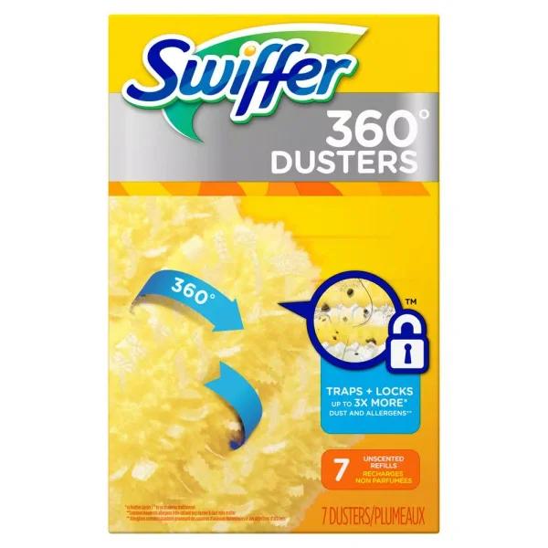 Swiffer Dusters Unscented Disposable Refills, 4 Pack (7-Count Each)