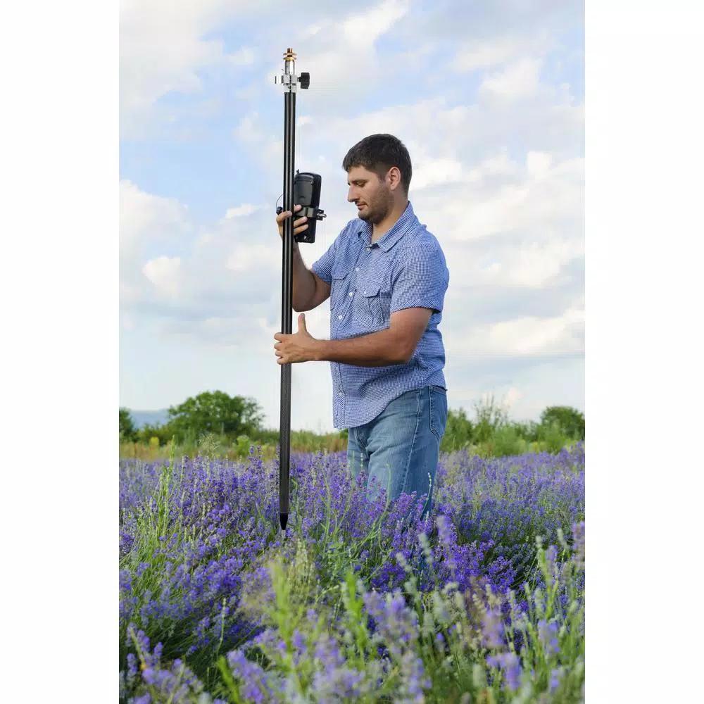 AdirPro 8.5 ft. Carbon Fiber Prism Pole with Dual Graduations and Adjustable Tip
