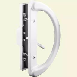 Prime-Line Diecast Metal Patio Door Handle, Reversible Surface Mounted, Black Finish thumbnail 1