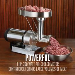 Weston Butcher Series #22 1 HP Electric Meat Grinder with Sausage Stuffing Kit thumbnail 5
