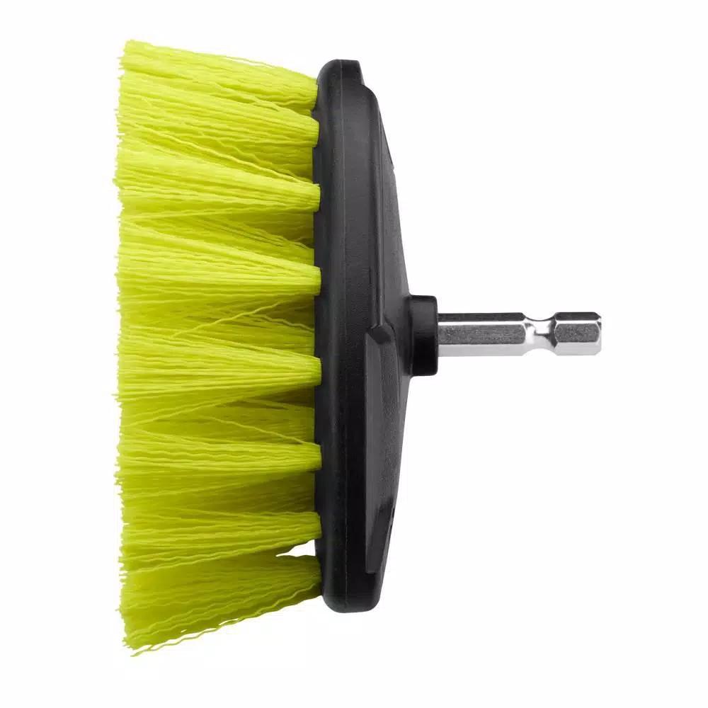 RYOBI 4-Piece Multi-Purpose Cleaning Accessory Kit with Hex Shank Brushes