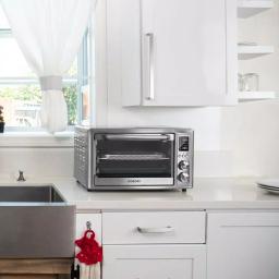 Cosori 30Qt Stainless Steel 12-in-1 Air Fryer Toaster Oven with Rotisserie and Extra Wire Rack thumbnail 4