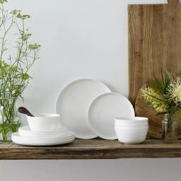 Noritake Marc Newson 12-Piece White Bone China Dinnerware Set, Service for 4 thumbnail 2