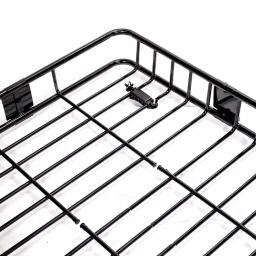 Stark Universal Roof Basket Cargo Carrier with Rack Extensions, 150 lb Capacity, Black thumbnail 6