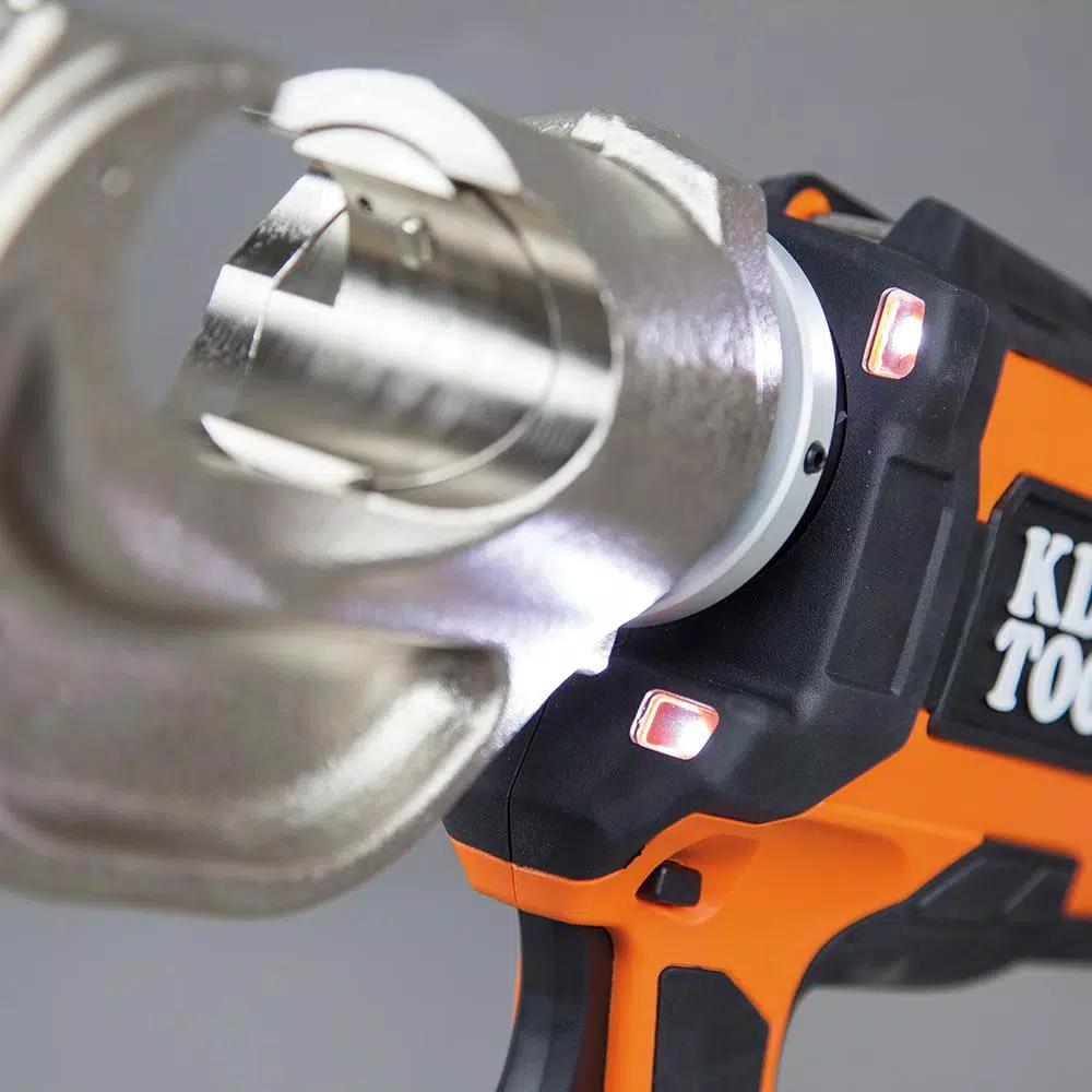 Klein Tools DEWALT 20V MAX Cordless 12-Ton Battery-Operated Crimper with Case