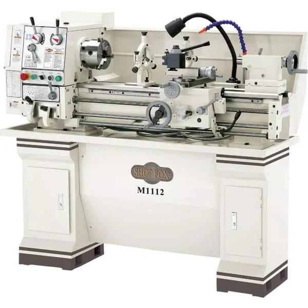 Shop Fox 2 HP 220-Volt Gunsmith Lathe with Heavy-Duty Steel Stand