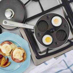 Farberware 8-Inch Nonstick Aluminum Egg Poacher with Lid and 4 Nylon Cups thumbnail 2