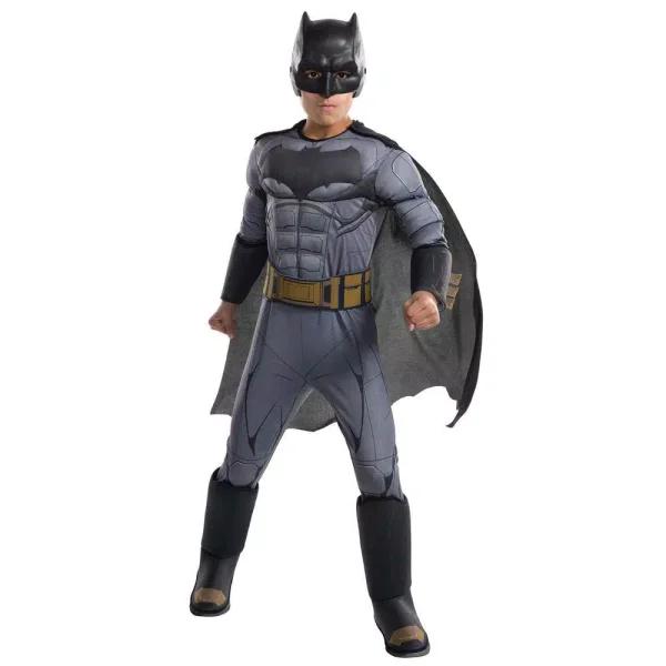 DC Comics Justice League Batman Deluxe Kids Halloween Costume - Small Boys
