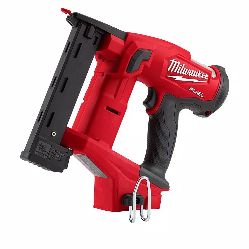 Milwaukee M18 FUEL 18-Gauge 1/4 in. Narrow Crown Cordless Stapler (Tool-Only)