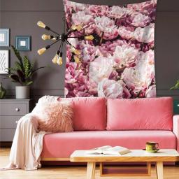 RoomMates Peony Large Wall Tapestry - Pink Floral Modern Wall Hanging thumbnail 3