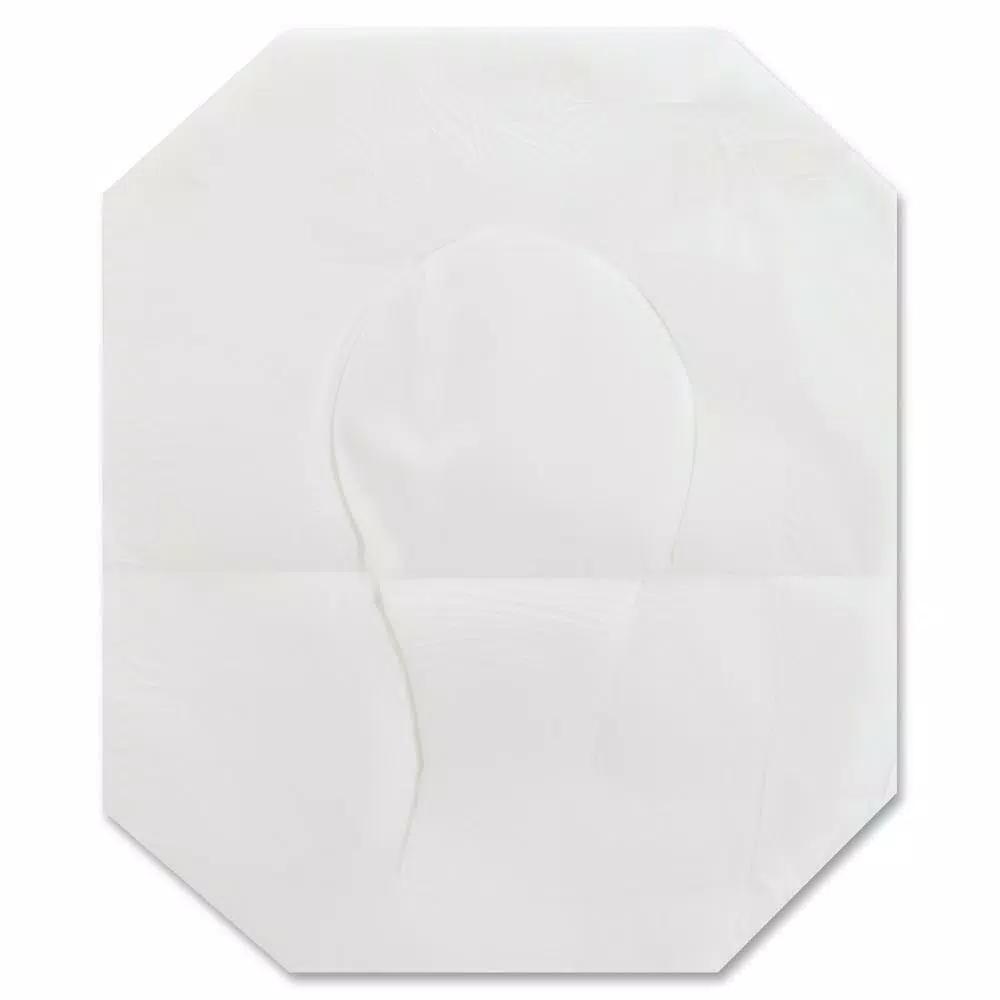 Genuine Joe White Half-Fold Toilet Seat Covers, 250 Sheets Per Pack, 20-Pack Case