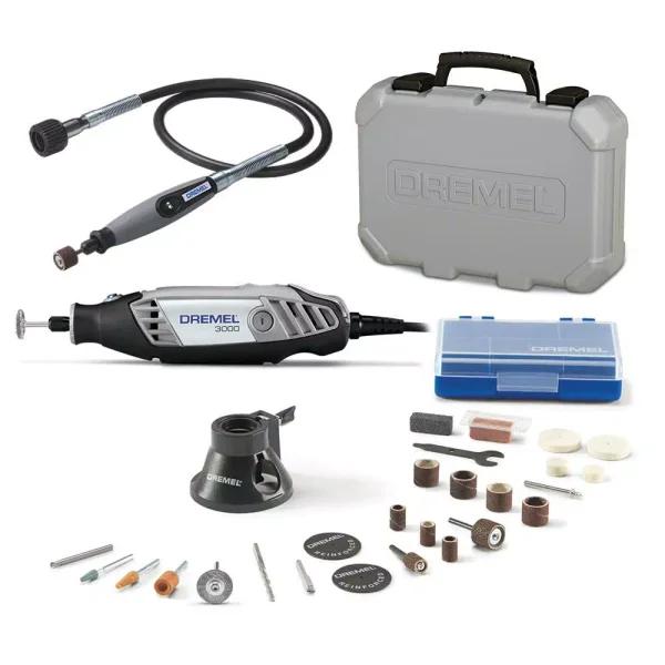 Dremel 3000 Series 1.2 Amp Variable Speed Corded Rotary Tool Kit with 36 in. Flex-Shaft Attachment