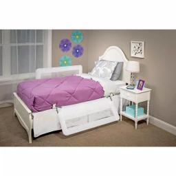 Regalo Double Sided Swing Down Bed Rail for Toddlers, Fits Full/Queen Mattresses thumbnail 2