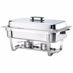 ALPHA Living 8 Qt. Stainless Steel Foldable Chafing Dish Buffet Set thumbnail 1