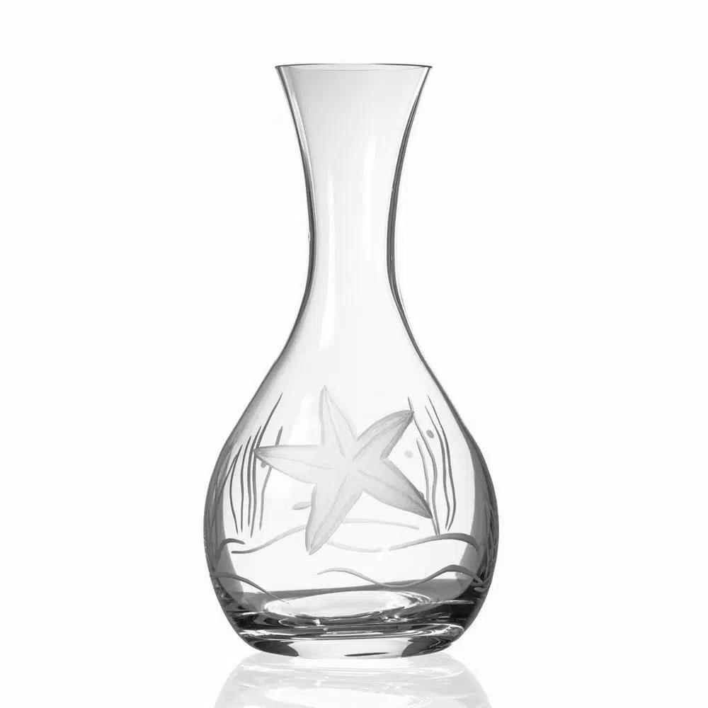 Rolf Glass Starfish 42 oz. Clear Glass Carafe