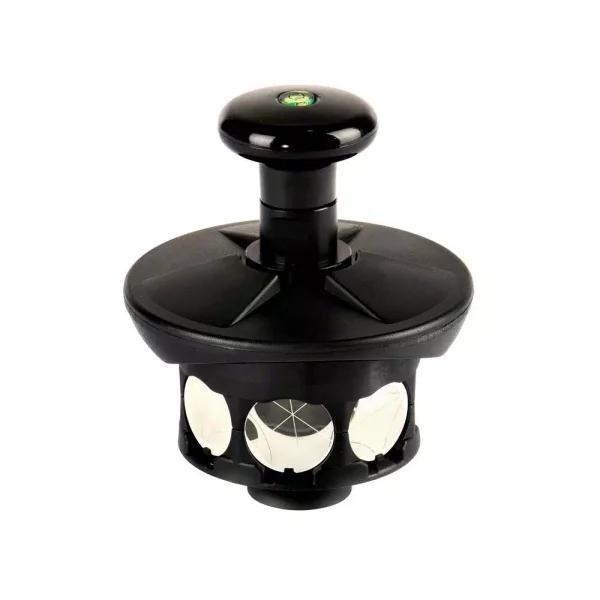 AdirPro 360-Degree Reflective Prism Assembly with Height Adapter for Robotic Total Stations