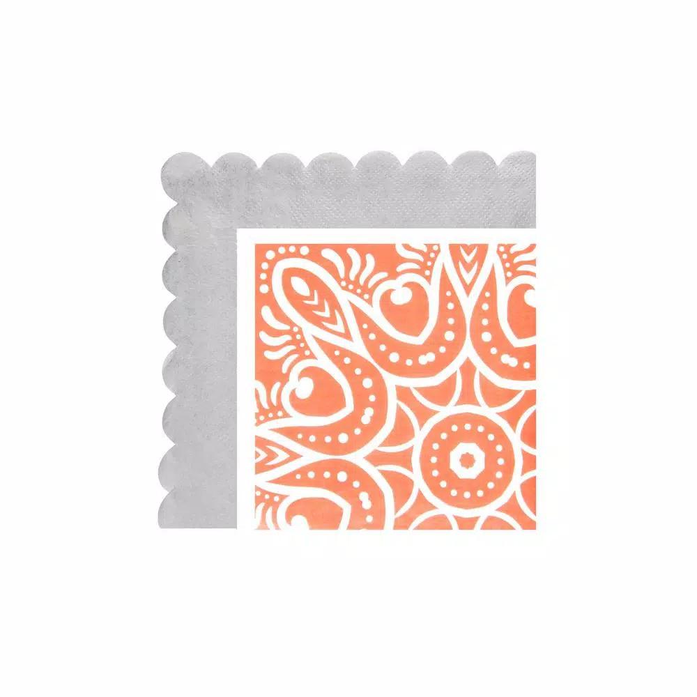 Sugar Plum Party SugarPlum Citrus Paper Lunch Napkins, 32-Piece Set, Multi-Color