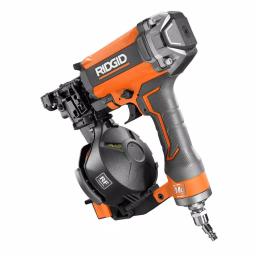 RIDGID 15-Degree 1-3/4 in. Coil Roofing Nailer with 50 ft. Lay Flat Air Hose Kit thumbnail 5